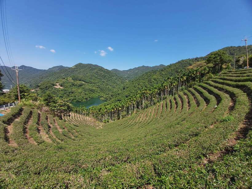 From Taipei: Thousand Island Lake and Pinglin Tea Plantation - Thousand Island Lake from the Shiding hills