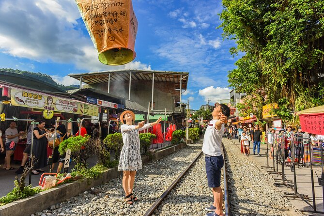 [Private] Jiufen Village & Shifen Town from Taipei with Pickup - Shifen Old Street and the sky lantern custom