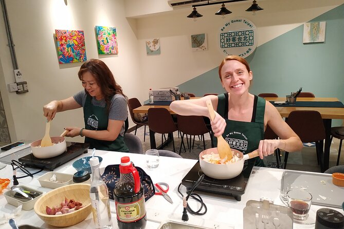 Taipei Cooking Class & Market Adventure in Historic Dadaocheng - Walking through the market before cooking
