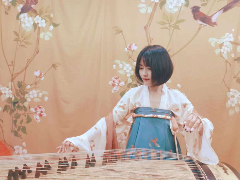 Wear Hanfu and play guzheng - Forty minutes of guzheng practice